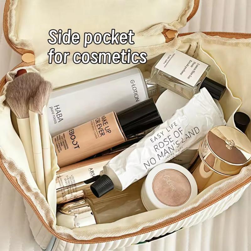 Cartoonmuster Niedliche Hütte Handtasche Mädchen Große Kapazität Kosmetik-Organizer Tragbare Handheld Reise-Toilettentasche