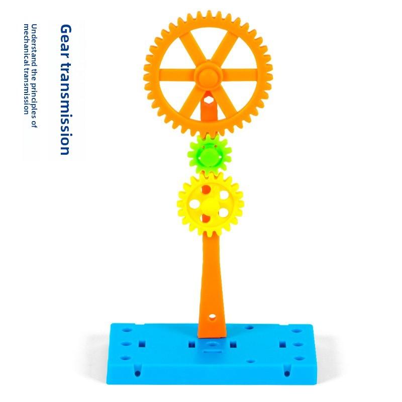 Mechanical Gear Operation Experiment Assembly Set Children Puzzle Toy For Science Experiments And Creative Learning