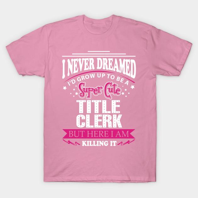 T Shirt Women Title Clerk Harajuku Print Kawaii Tshirt Summer Short Sleeve Female T-Shirt Top Tee