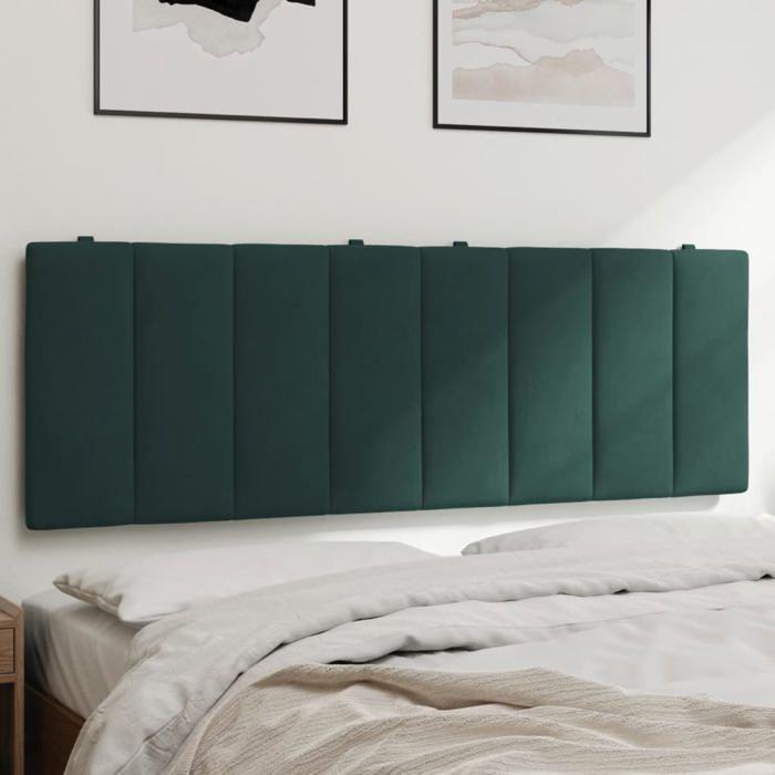 VidaXL Headboard Cushion, Headboard Pillow with Self-Adhesive Strips, Padded Bedroom Cushion, 374664