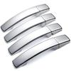 Style Chrome Chrome Brillant Couvercle de Poignée de Porte Latérale pour Land Rover Freelander 2