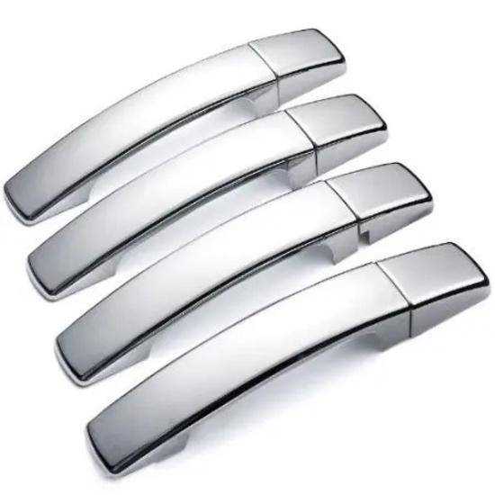 Chrome Styling Shiny chrome Side Door Handle Cover for Land Rover Freelander 2