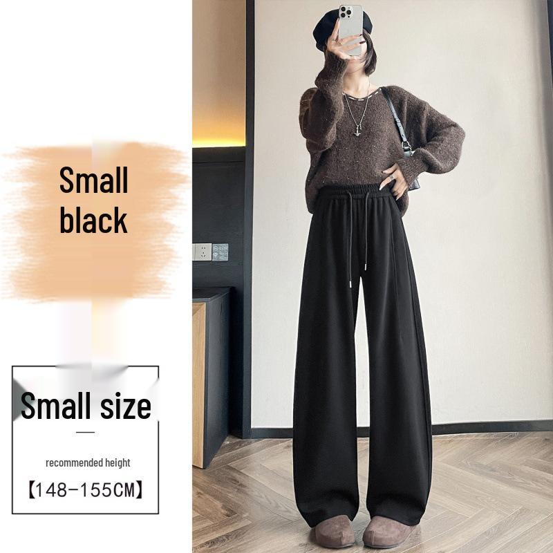 Fluffy Thickened Banana Wide-Leg Sweatpants, Unisex Autumn/Winter 2025, Versatile High-Waisted Style, Popular Hot Seller