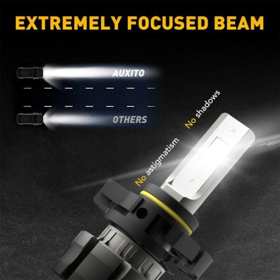 5202 2504 LED Fog Light Bulbs White for 2007-2015 Chevy Silverado 1500 B3F EXC