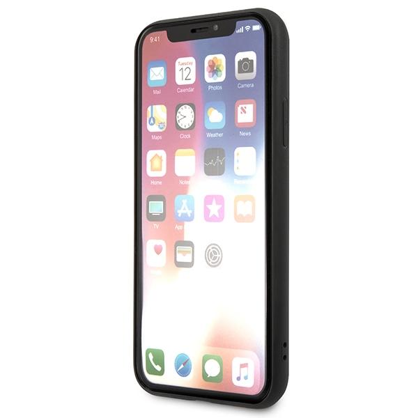 Karl Lagerfeld KLHCI65SAKICKCBK iPhoneXS Max Black/black Hardcase Saffiano Karl&Choupette Head