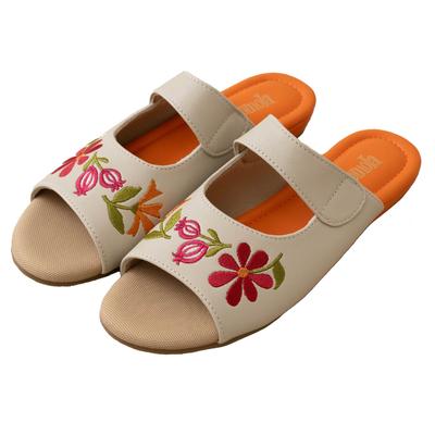 Hokomomola Senko Petalo Outdoor Size L 47165 Sandals, (approx. 23.5-24cm), Beige,