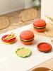 Niedliche Snack-Hamburger-Schalen Keramik Mini-Dippschale Obstsalatschale Back-Dim-Sum-Platte Küchen Dekoration Heim Zubehör