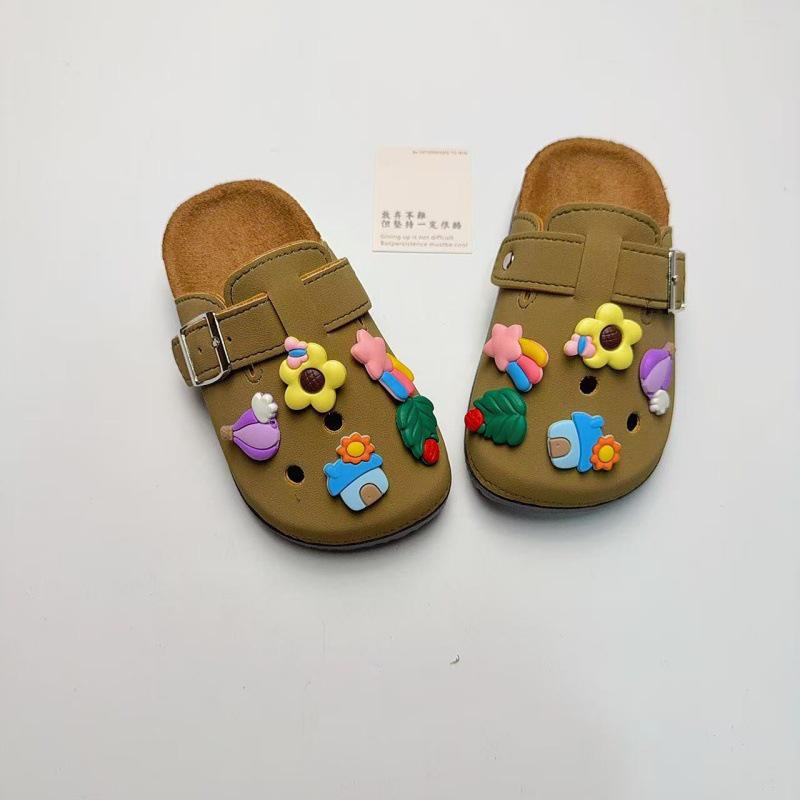 

Кавайный Мультяшный DIY Летний Вьетнамки Нескользящие Crocs 34/35 (Insole 19.5 cm)