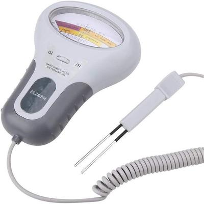Chlor-Tester 2 in 1 Poolwasserqualitäts-Tester Tragbarer PH Chlor Wasserqualitäts-Analysator für Schwimmbad Leitungswasser