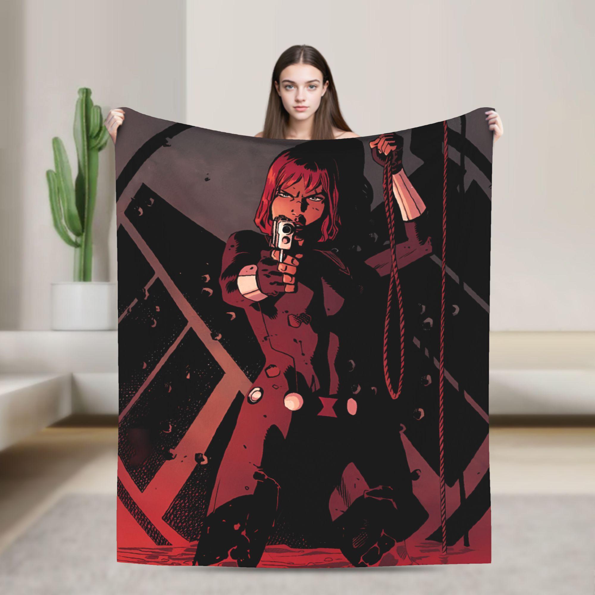 

Black Widows Blankets Quality Warm Soft Throw Blanket Winter Kids Adult Couch Chair Street Trend Bedspread 75cmx90cm чёрный