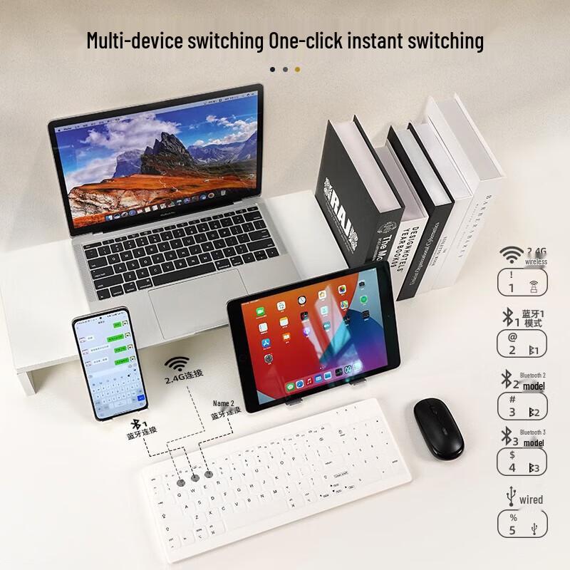 Double Shell C96 Tri-Mode Wireless Membrane Keyboard