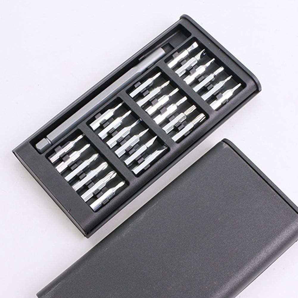 25 In 1 Precision Screwdriver Set Mobile Phone Clock Computer Multifunction Maintenance Disassembly Tool Set Screwdriver 24pcs