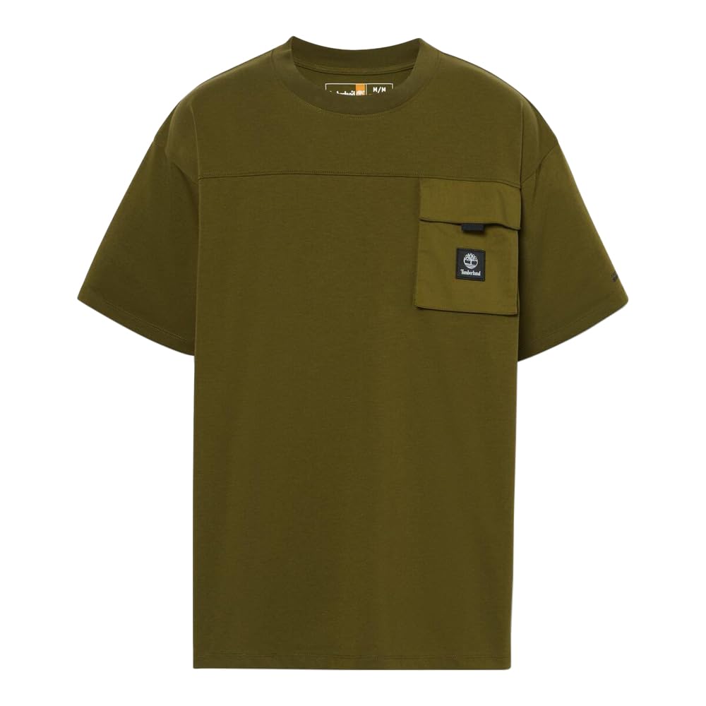 

Мужская футболка с коротким рукавом Timberland, темно-оливковая, XL, TB0A69EQ3021