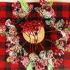 1PCS Christmas Red Berries Ornament Artificial Foam Berry Flower Branches DIY Wreath Xmas Tree Wedding Party Home Decoration