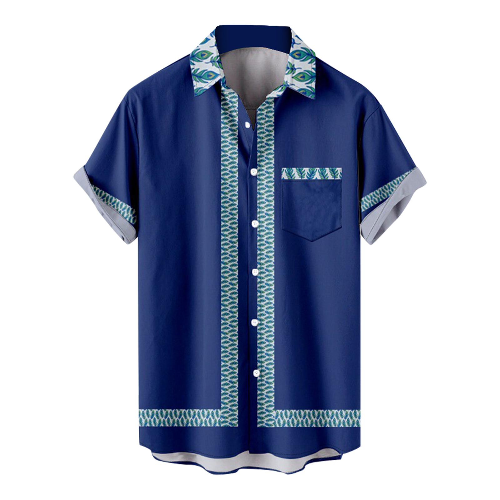 Мужская повседневная пляжная праздничная одежда с лацканами — фото 4