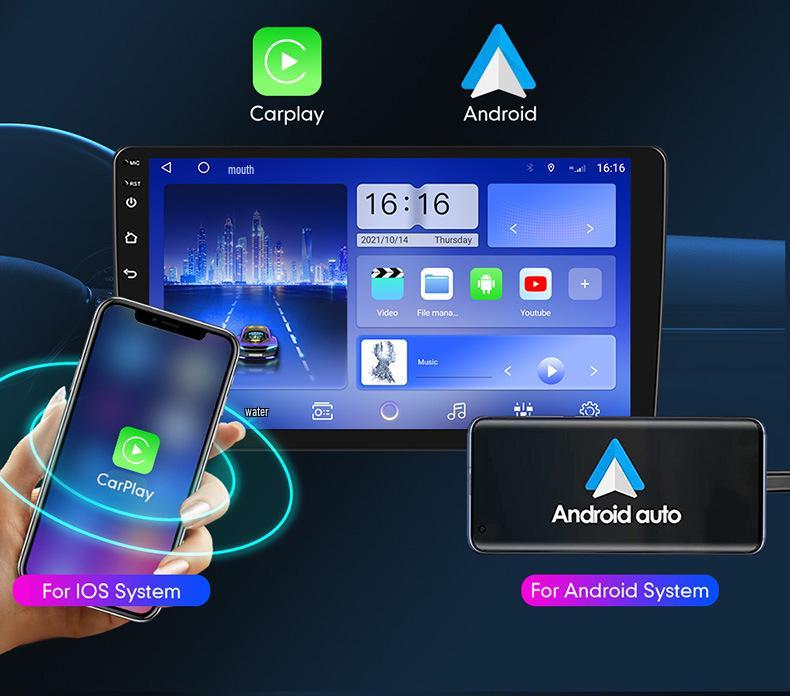 7/9/10-inch Car GPS Navigation with Bluetooth, Wireless CarPlay, Reversing Camera, and Large Touchscreen Display