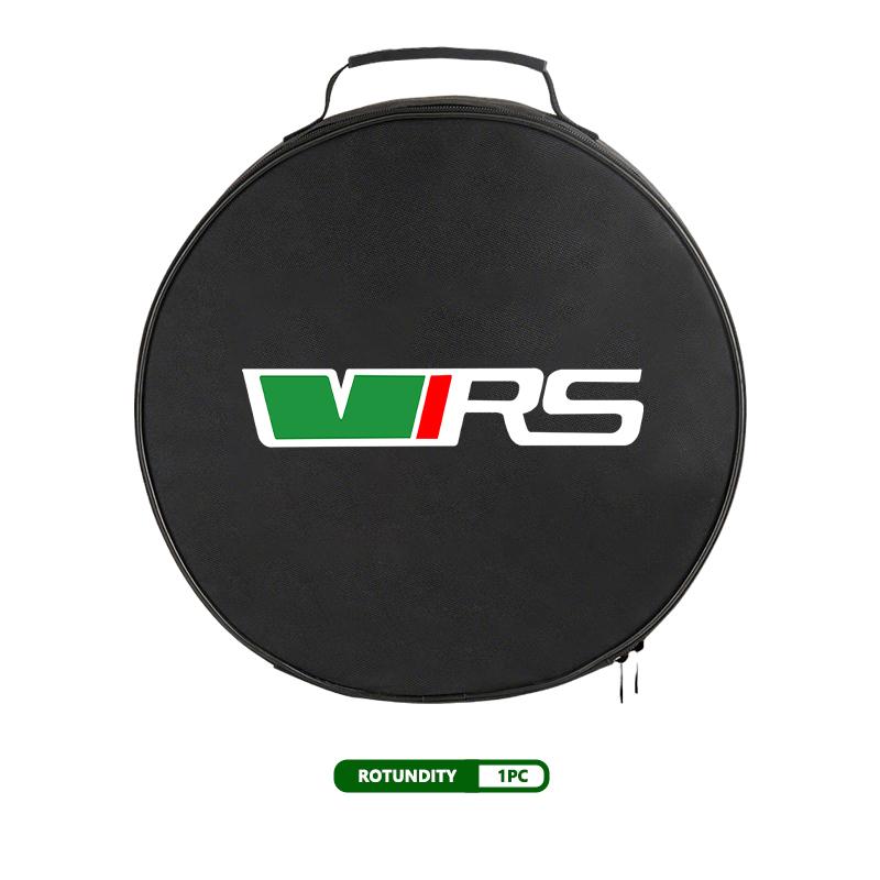 AES1 For Skoda Oxford Cloth Car Charge Cable Case Organiser Waterproof Charging Gun Storage Bag Kamiq Karoq Octavia 2 3 Rapid Scala