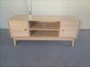 110 cm TV Stand, Mid-Century Modern Style, Suitable for 32/45-Inch TVs, Entertainment Center, Media Console for Living Room and Bedroom, Oak Color