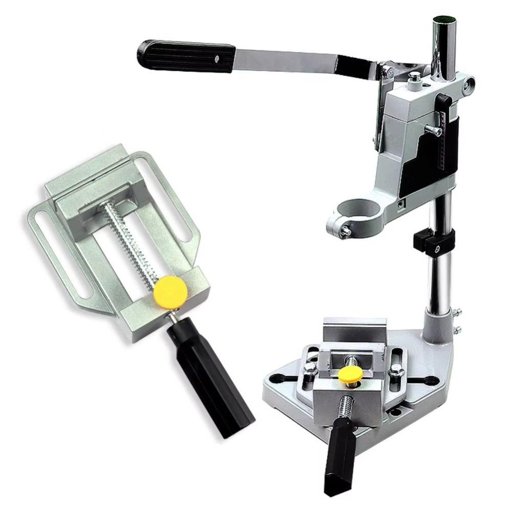 Table Top Electric Bench Drill Stand Plain Vice Drill Holder NEW Drilling Positioning