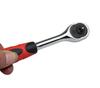 High Quality CRV 1/4"drive 72 Teeth Extending Telescopic Ratchet Socket Wrench Tool,allen Head Torque Wrench With Rubber Handle