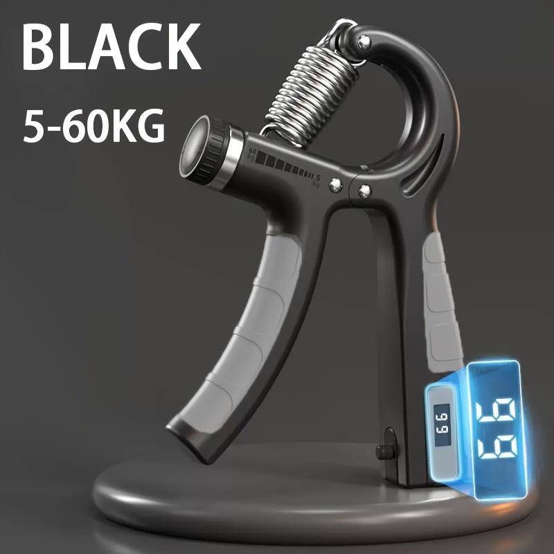 1/5-60Kg Adjustable Hand Grip Strengthener Trainer For Wrist Forearm Muscle Building Exercise