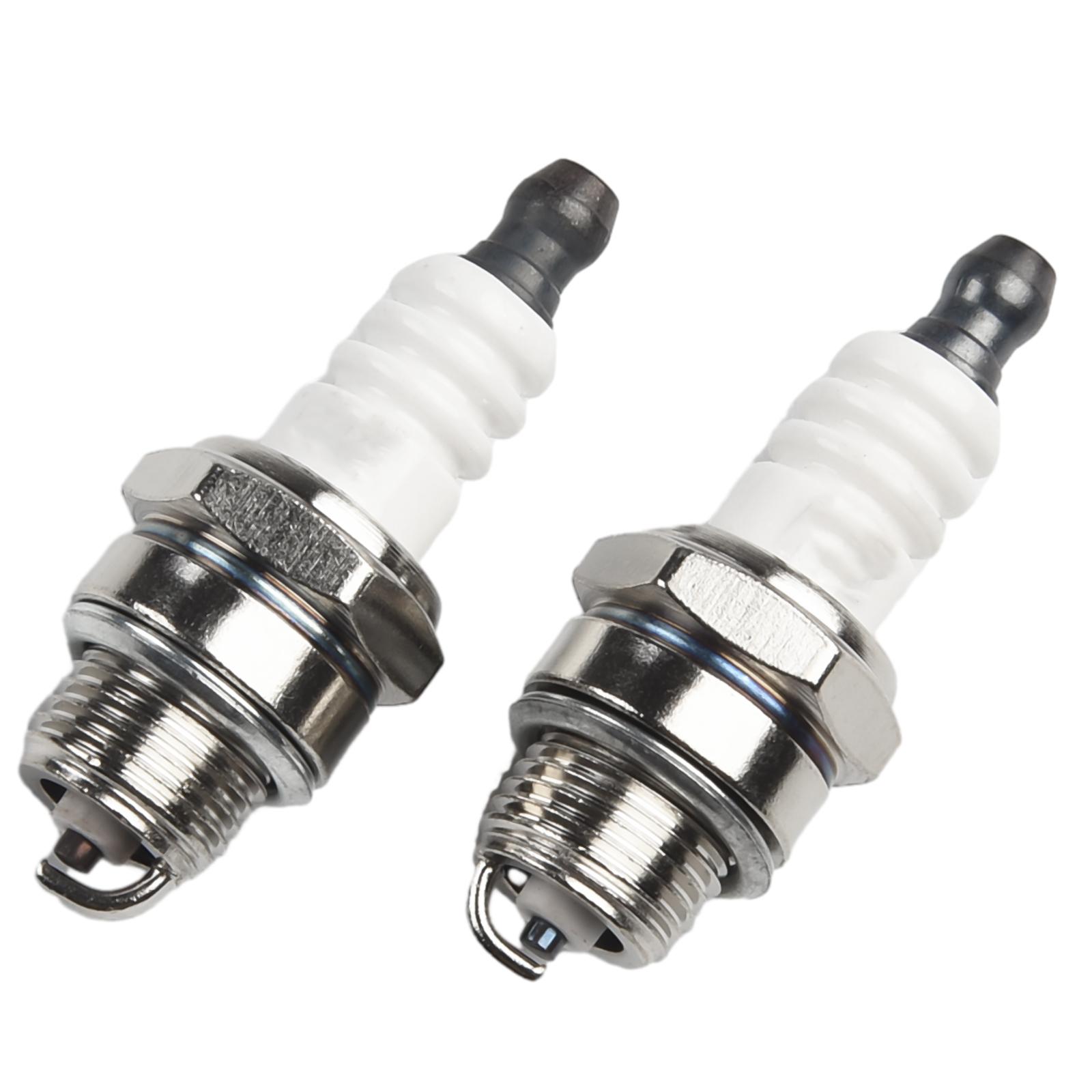 

2pcs Lawn Mower Spark Plugs For RCJ7Y Spark Plug Multipacks High Quality Garden Power Equipment Accessories 2pcs белый