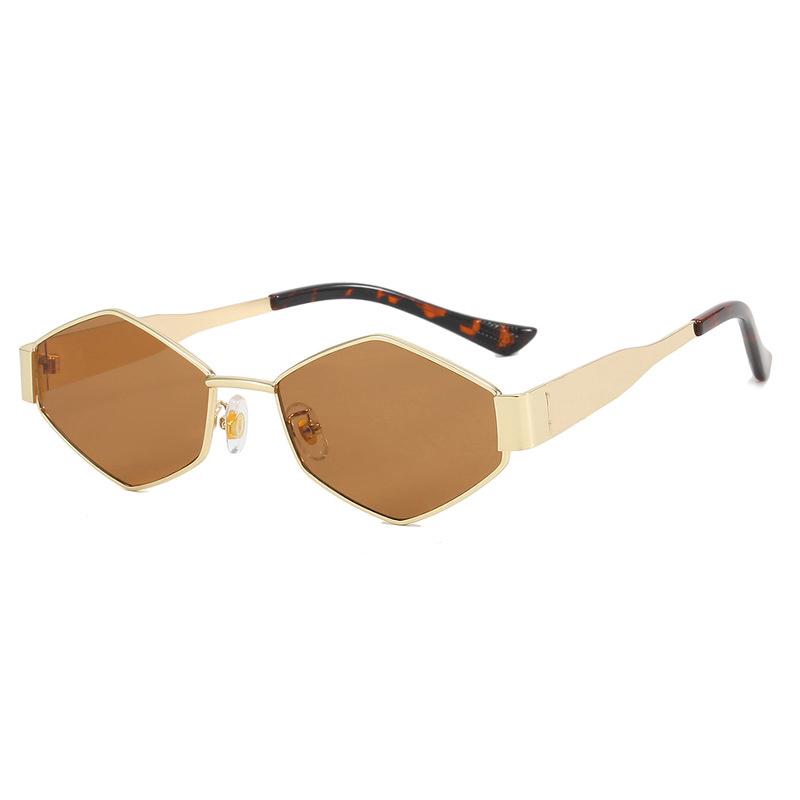 

New Fashion Sunglasses Women And Men Uv400 Polygon Sunglass Brand Designer Eyewear Retro Sun Glasses With Box