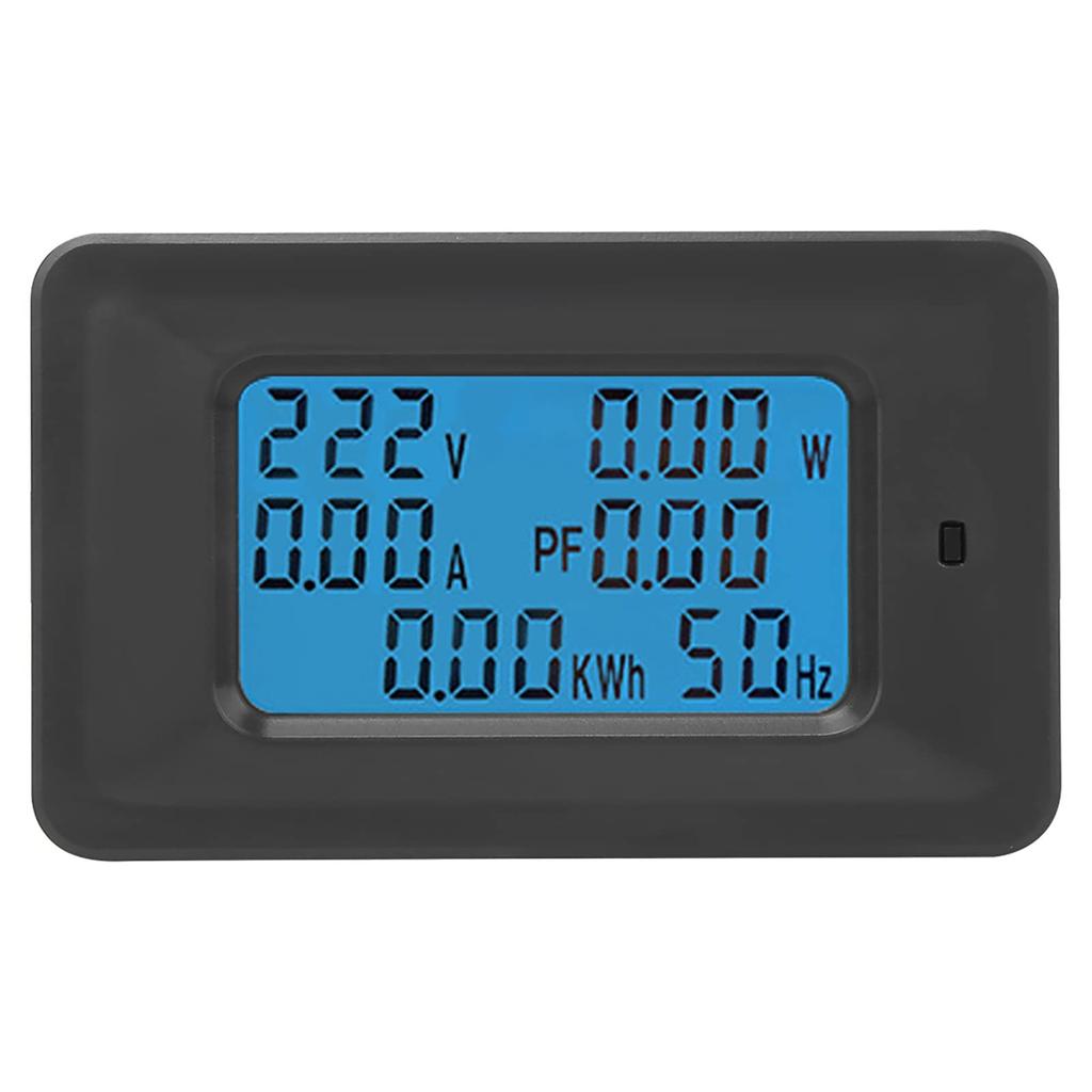 Atyhao Digital Power Consumption 5000W 4400W Rated Voltmeter/Ammeter, 6-in-1 Voltmeter, Power, Voltage, Amperage, Power, Wattmeter, Ammeter, Meter,