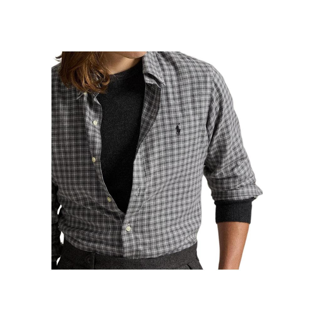 Polo Ralph Lauren Classic Fit Plaid Twill Long Sleeve Shirt Men shirts 710954626-008