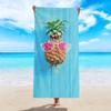 Large Leopard Print Beach Towel Sand Free Quick Dry Bath Towel Lightweight Travel Towel for Swimming Seaside Vacation Picnic