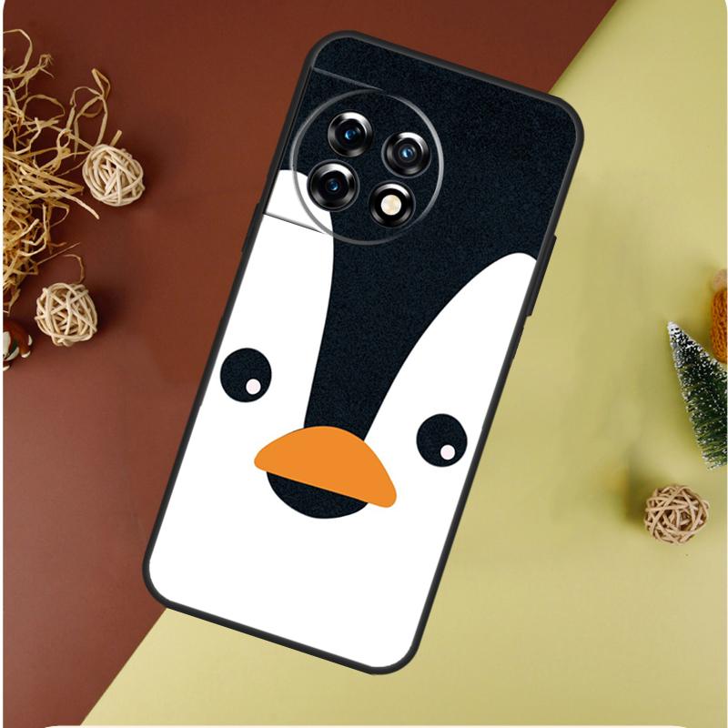 Penguin For OnePlus 13 13R 12 12R 11 9 10 Pro 8T 9RT 10T 10R Nord 4 CE 2 3 Lite N20 N30 Phone Case
