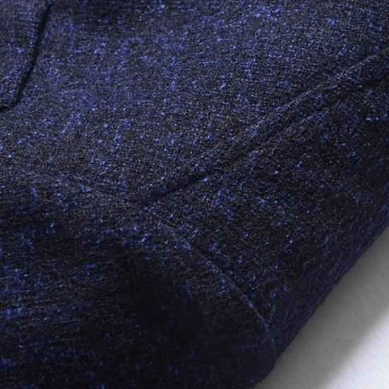 Mantel Stehkragen Ultraweiches Polyester Business Blazer Mantel für Geschäft
