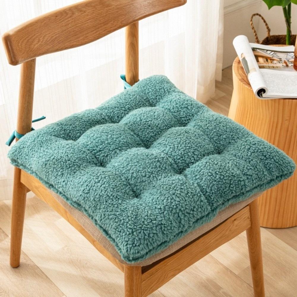 Winter Thick Seat Cushion Ultra Soft Office Chair Pad Waist Cushion Student Chair Cushion Car Seat Pad Office Home Decor