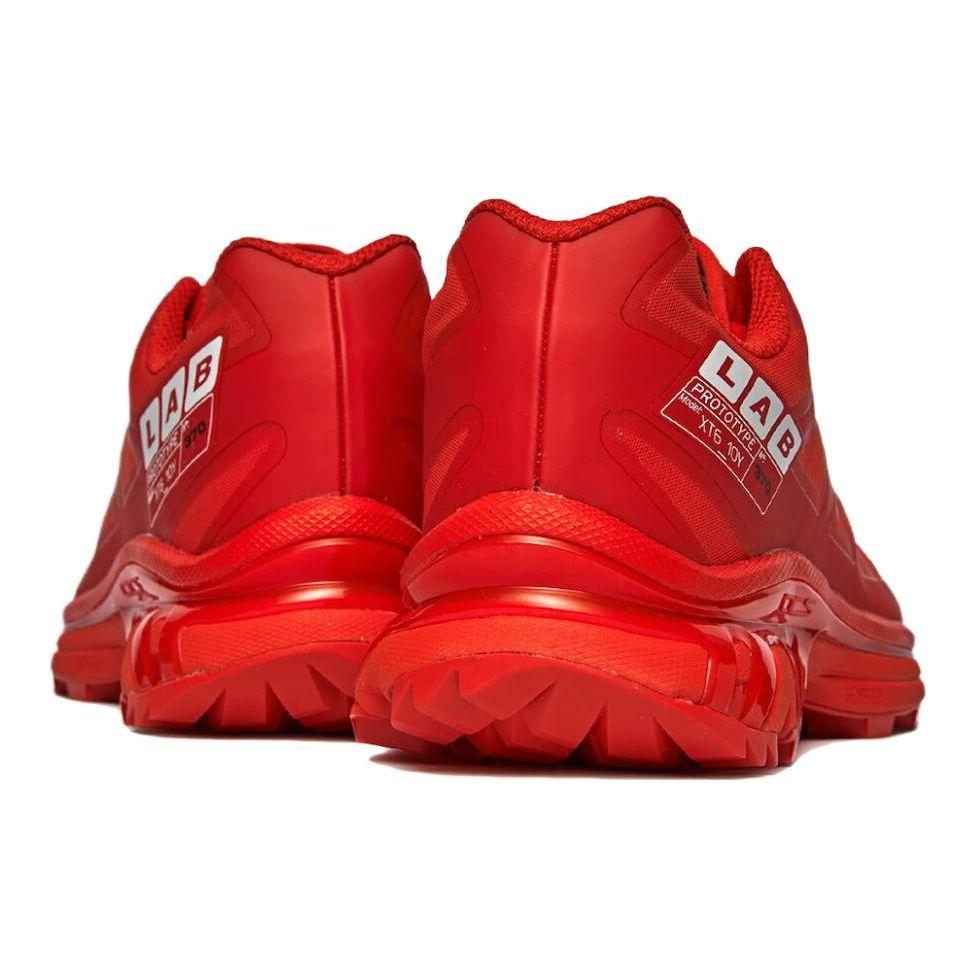SALOMON XT-6 10th Anniversary Retro Sports Fabric Durable Breathable Low-Top Running Shoes Men Sneaker Red 471137
