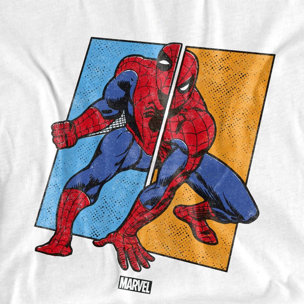 Spider-Man Mens Split T-Shirt