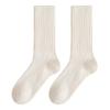 Wool Socks, Women's Mid-calf Socks, Autumn and Winter Thickened and Fleece Warm Cashmere Long Socks, Deodorizing Pile Socks