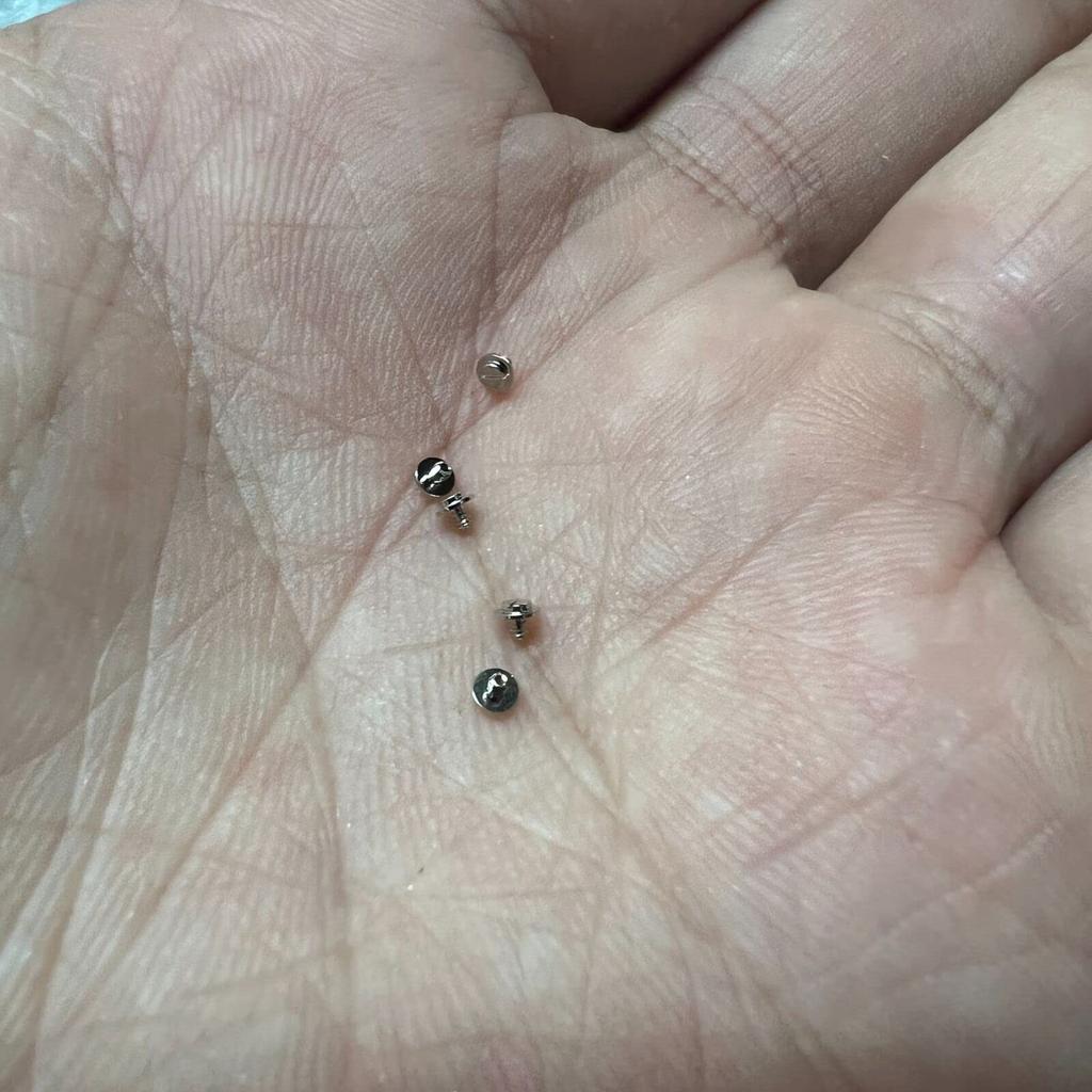 3135 śruba mocująca mechanizm wymiana części śruba mocująca mechanizm zegarka #5100