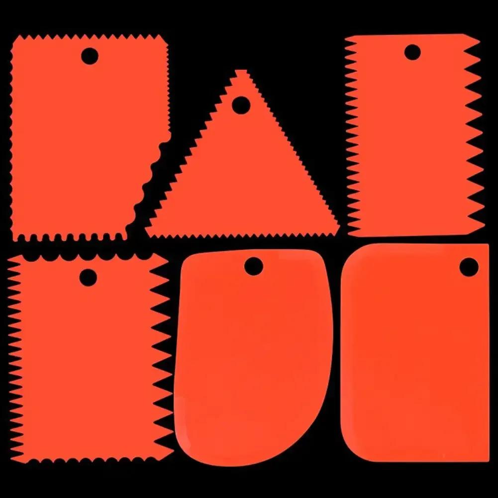 Pottery Plastic Scraper Tools Cake Pastry Clay Sculpture Tooth Shape Pottery Clay Sculpture Carving Tool DIY Clay Texture Scrape