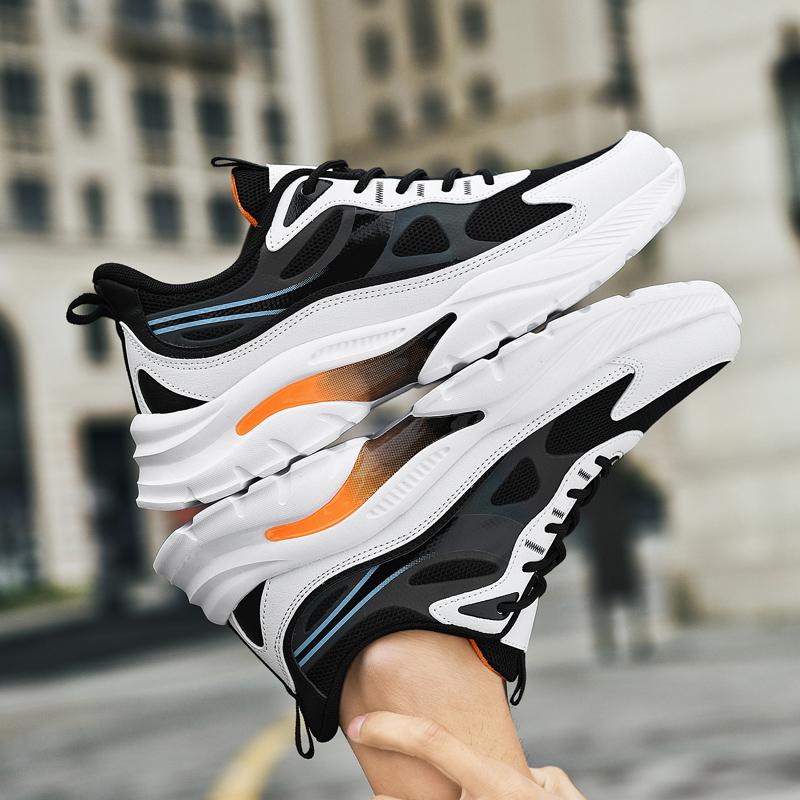 Fashion 2025 New Spring Autumn Soft soled Running Men's Mesh Breathable Casual Sports Shoes Men's Coconut Trendy Shoes Men's Shoes 49