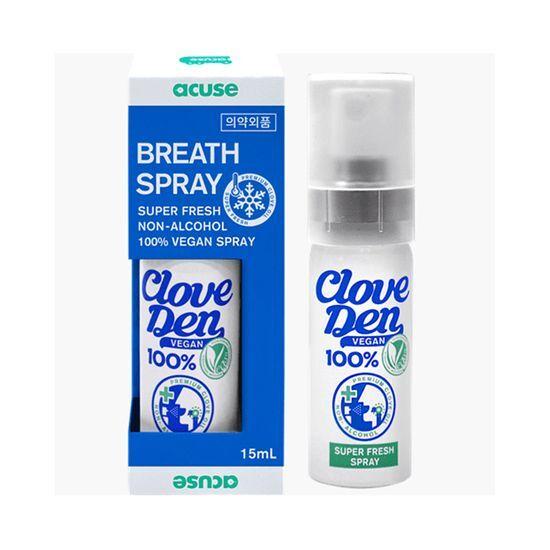 Cloveden Vegan Super Fresh Oral Spray (Alcohol-Free ZERO) 15mL