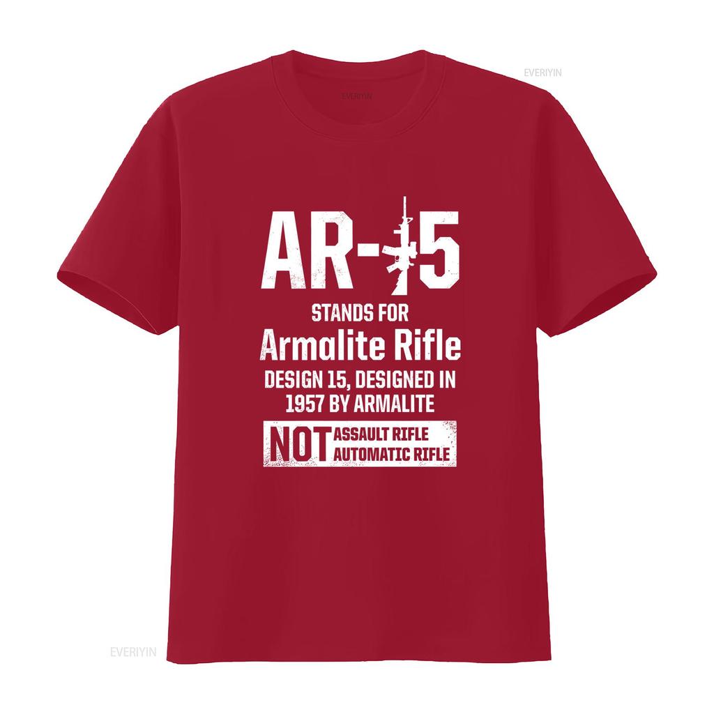 New AR15 T Shirt Patriotic Design Birthday for Men S 5XL vintage Washed Slightly Breathable fashion Versatile Soft Unisex
