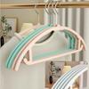 10pcs Non-Slip Hanger Shoulder Horn Resistant Corrugated Round Hanger