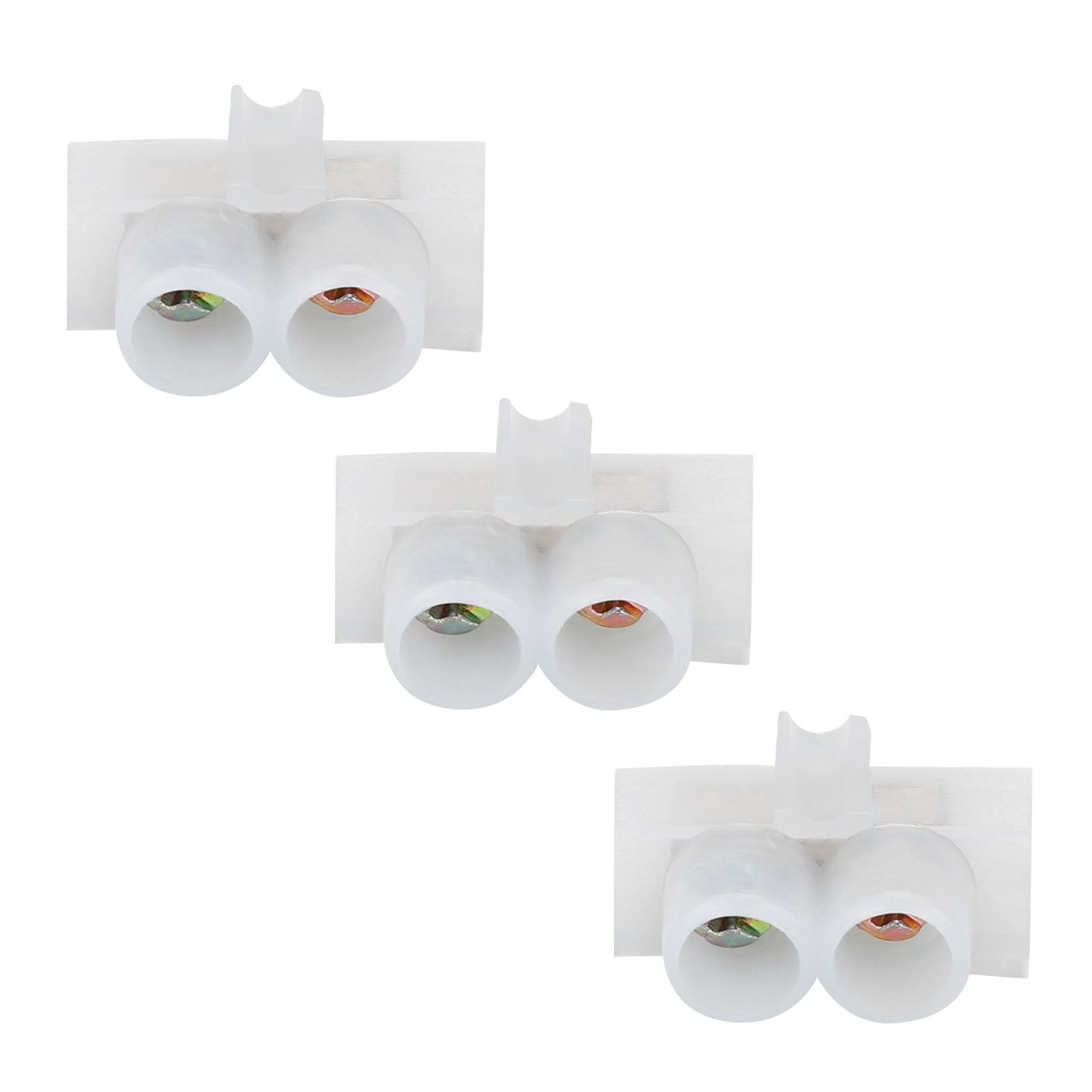 

50 шт. Клемна колодка Вогнестійкий Прохідний Провідниковий З єднувач Промислові Постачання 20А(3в3виходи )