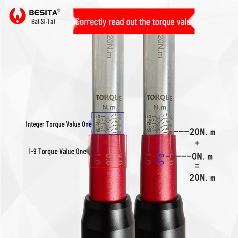 Bestool 1/2" Drive Preset Torque Wrench