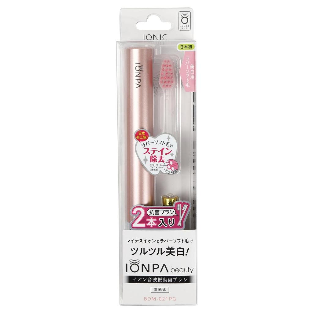 IONPA Sonický vibrační zubní kartáček Beauty Body Pink Gold BDM-021PG (1 set)