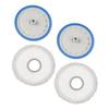 High Performance Mop Cloth Holder Set for Ecovacs For DEEBOT For Pro For Omni Robot Vacuums 4 Piece Washable Microfiber