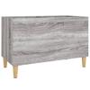 Record Cabinet Grey Sonoma 74.5 X 38 X 48 Cm Engineered Wood