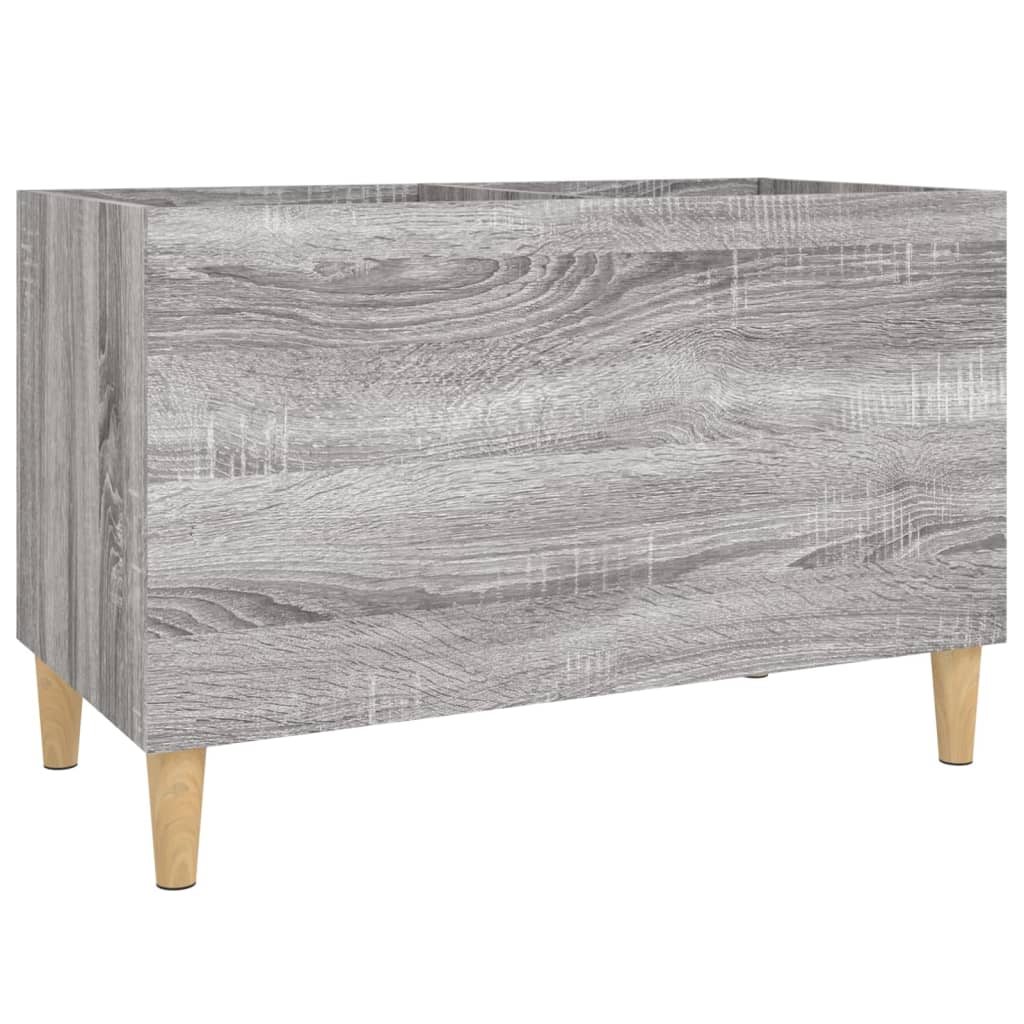 Record Cabinet Grey Sonoma 74.5 X 38 X 48 Cm Engineered Wood