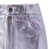 AmyLynn Womens/Ladies Metallic Pocket Mini Skirt