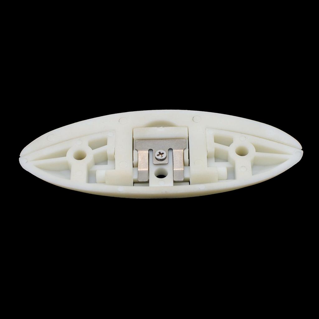 5" Klappklampe, hochklappbare Dockklampe mit 2 Löchern, korrosionsbeständiges Nylon in Marinequalität, Festmacherklampe